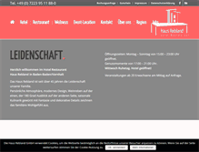 Tablet Screenshot of haus-rebland.de